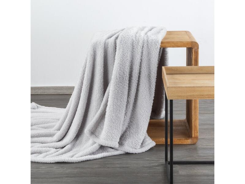 Mäkká, chlpatá deka - Lori, šedý 70 x 160 cm